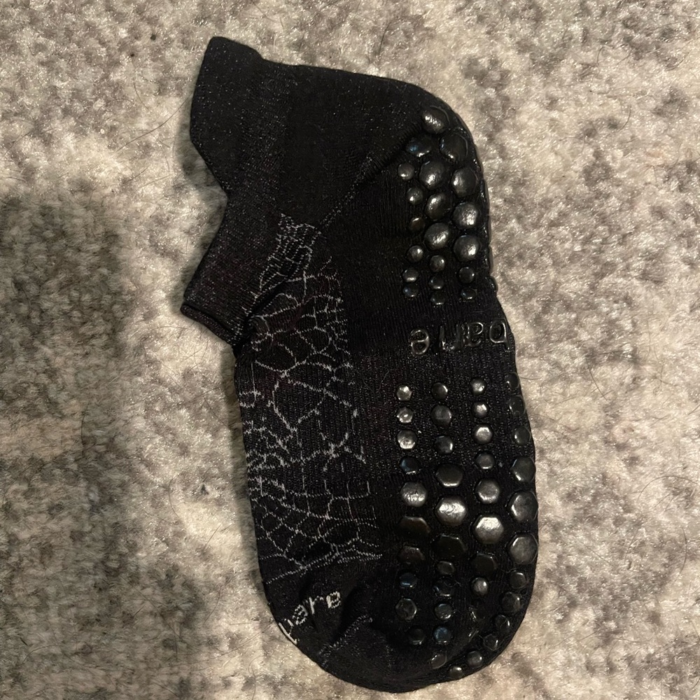 Pure Barre Spider Web Halloween Socks NWOT